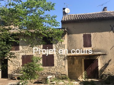 Façade sud - Mas St Rémy de Provence - Projet en cours